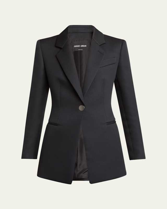 Techno Scuba One-Button Blazer